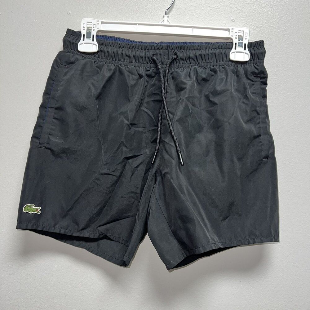 Lacoste Men’s Small Swim Trunks Lacoste Great Condition black